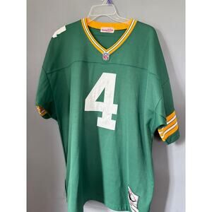 Mitchell Ness Brett Favre Packers Jersey 2002 Made USA Mens 2XL Green NFL